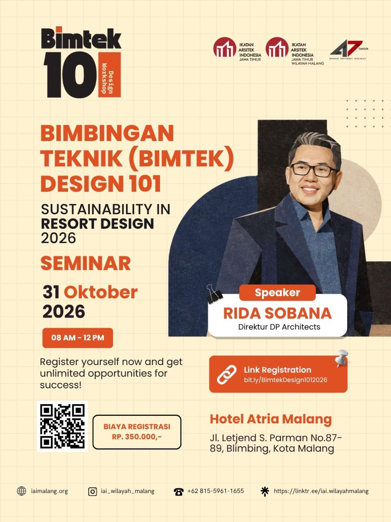 Seminar Sustainability In Resort Design 2026