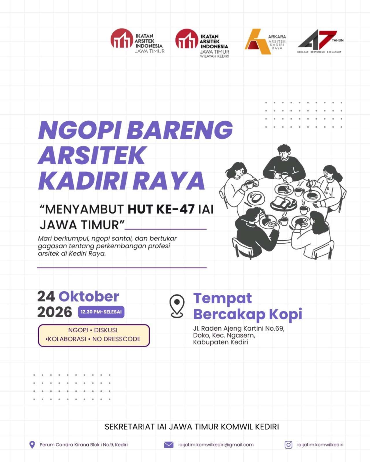 Ngopi Bareng Arsitek Kadiri Raya