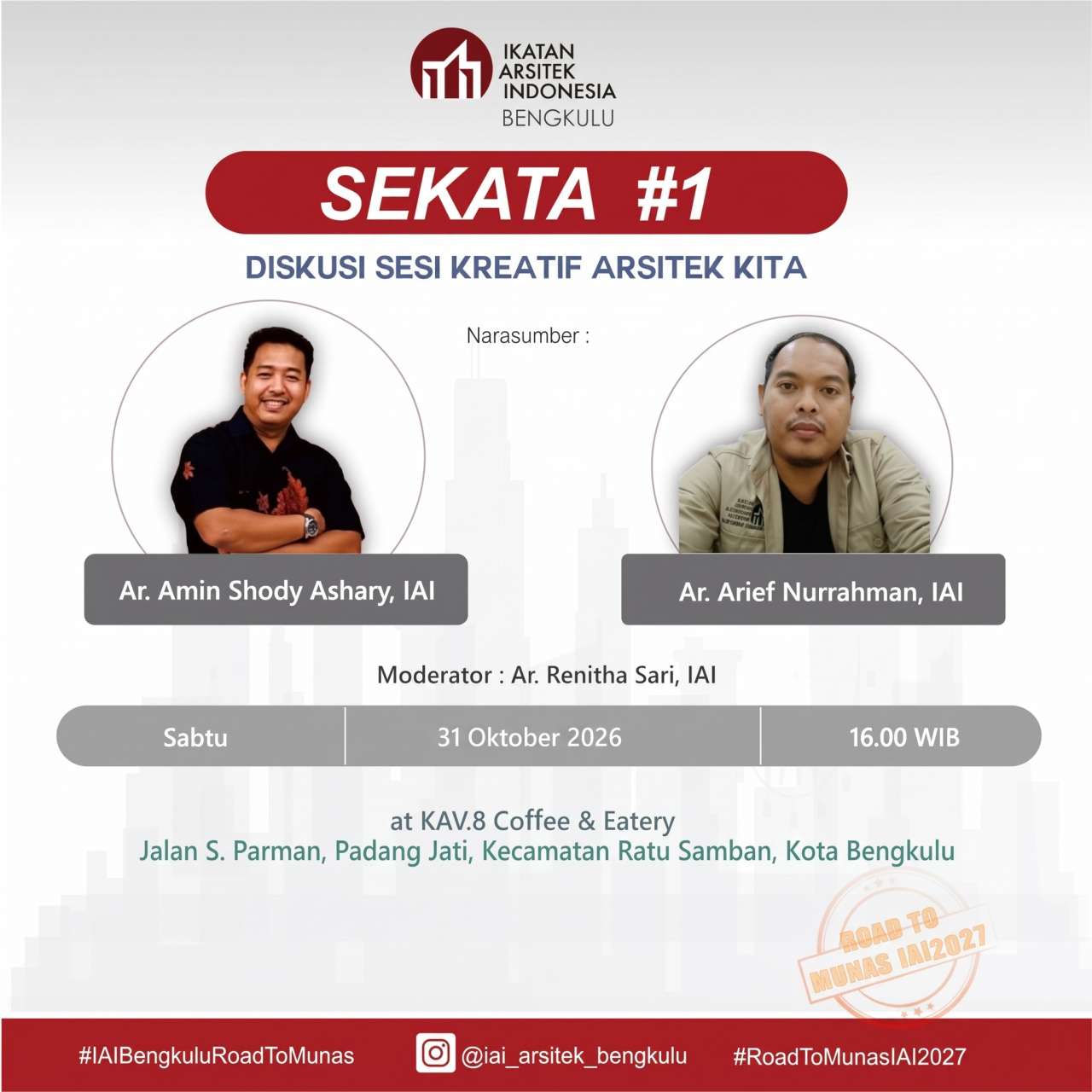 SEKATA #1 (DISKUSI SESI KREATIF ARSITEK KITA)