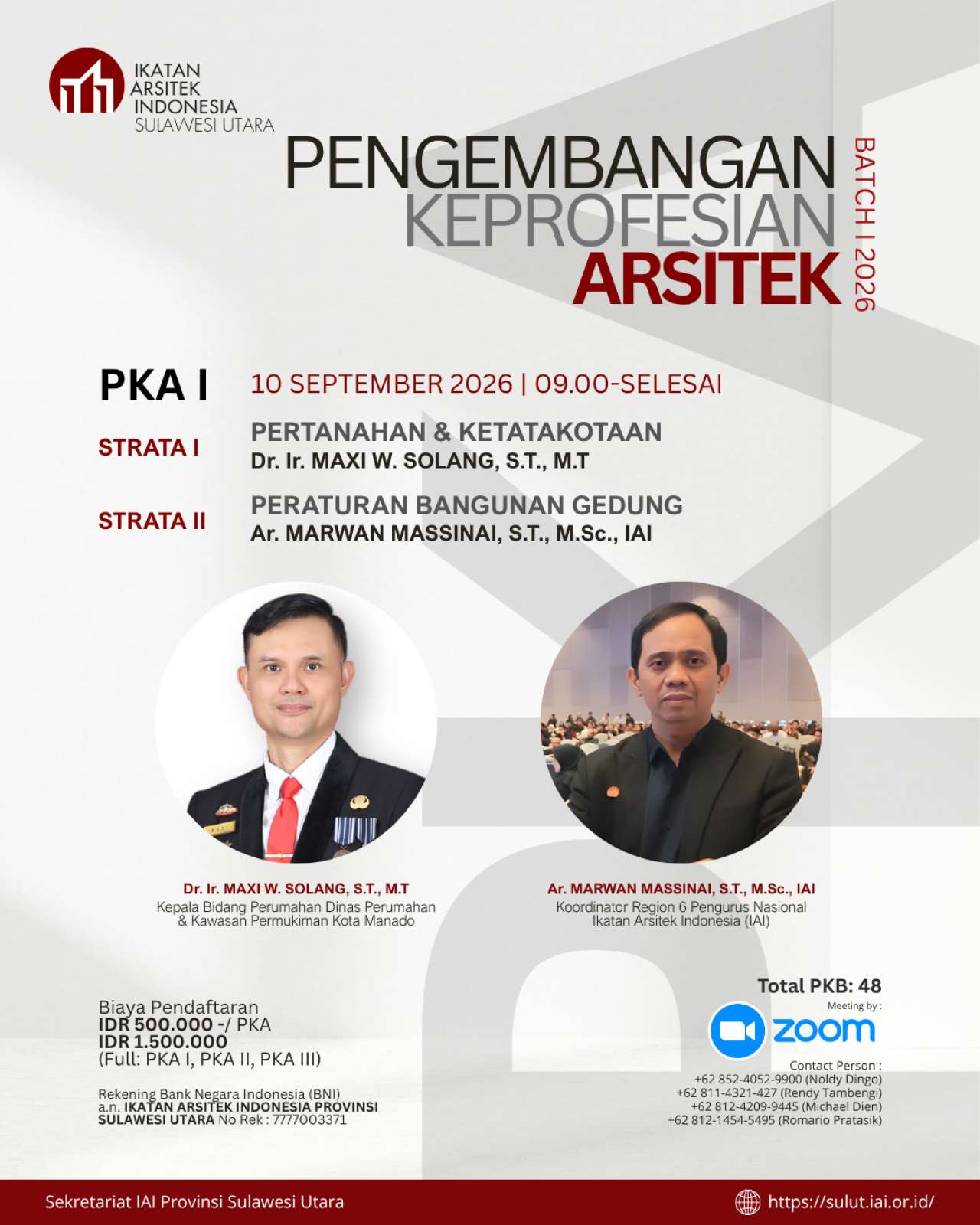 Pengembangan Keprofesian Arsitek - I
