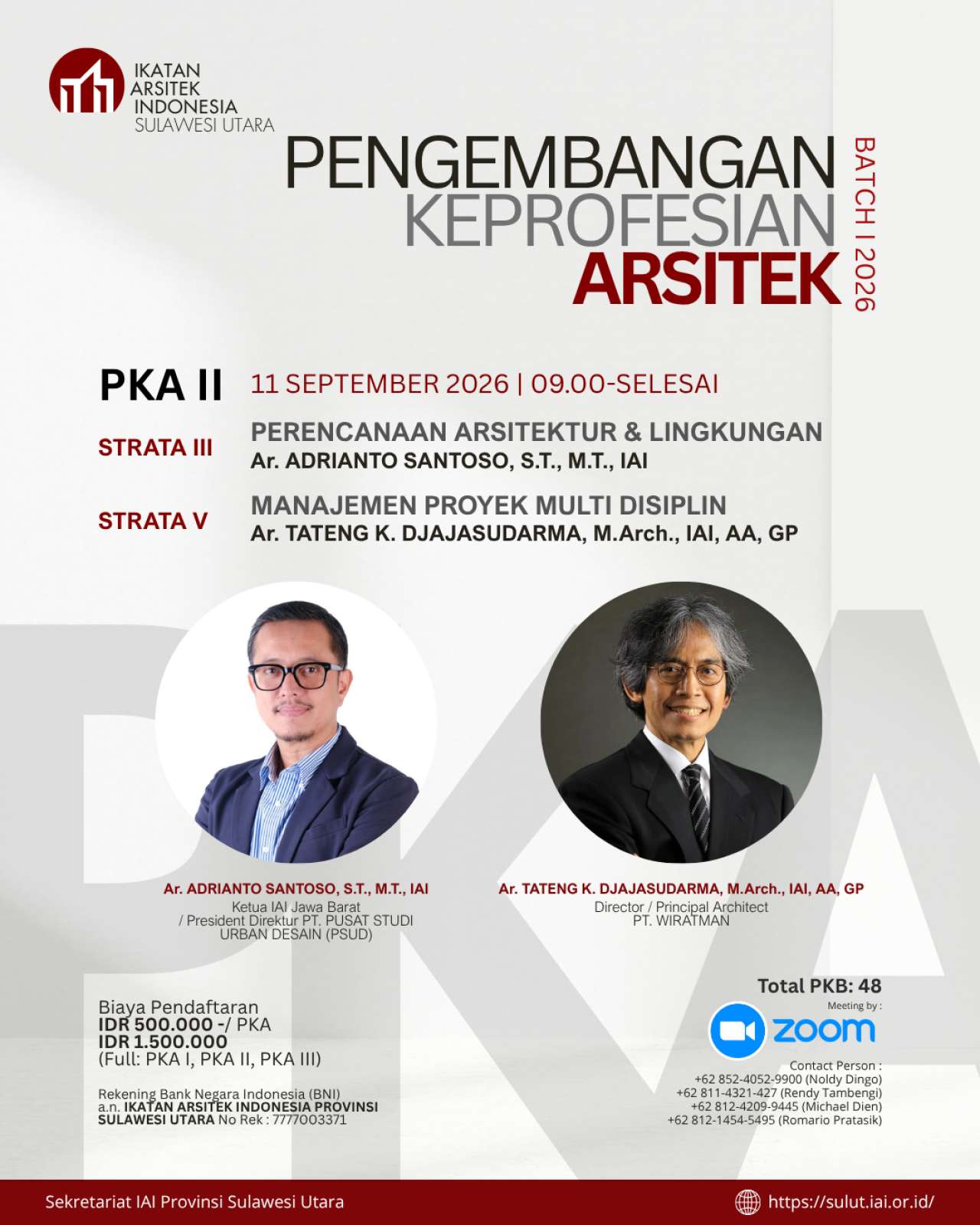 Pengembangan Keprofesian Arsitek - I