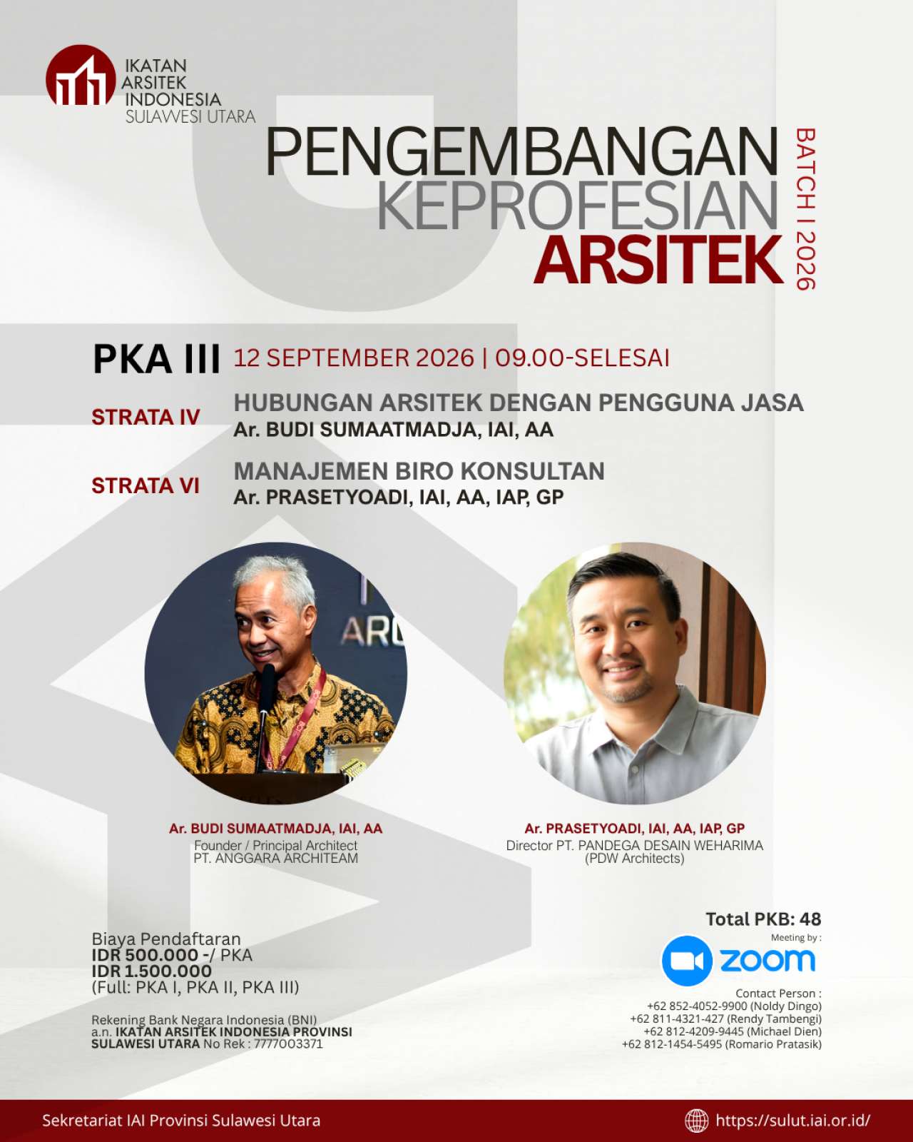 Pengembangan Keprofesian Arsitek - III