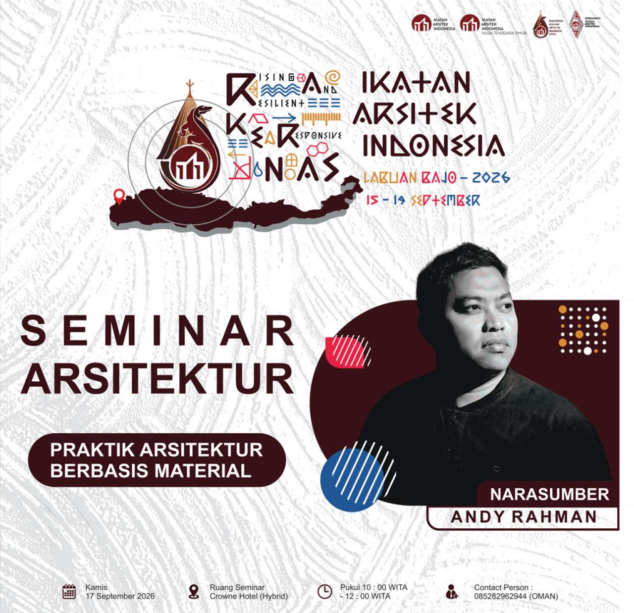 Seminar Arsitektur “Praktik Arsitektur Berbasis Materi