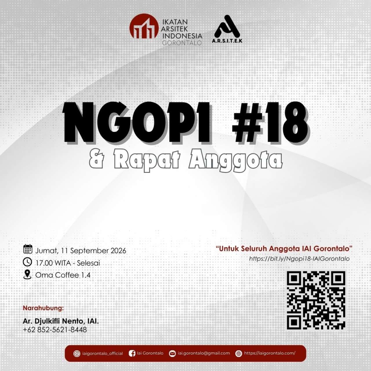 Ngobrol Bareng Pengurus IAI Gorontalo #18 (Ngopi #18)